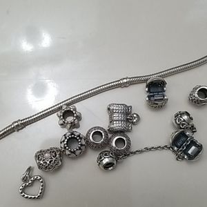 Pandora bracelet with charms 11